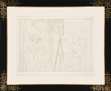 Immagine Peintre néo-classique dans son atelier